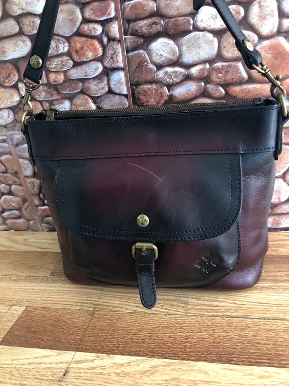 Every Thing Must Go Sale Patricia Nash Tuscania Merlot Colored Cross Body Bag Etsy