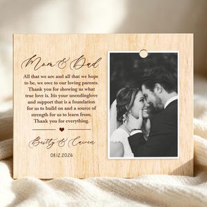 Regalo de boda para los padres de parte de los novios, regalo del novio para el padre del novio, regalos de boda para el padre del novio Birde