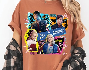 Zombies 4 Dawn Of The Vampires Png, Addison Eliza Nova Victor Willa Zed, Zombies 4 Characters, Zombies 4 Movie Png Sublimation Download