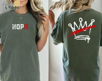 No Kings Protest Shirt, Anti Monarchy Graphic Tee, Revolutionary Statement Crewneck, Political Activism Graphic Sweater