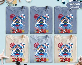 Personalized Family DisneyCruise 2026 Shirt, Disneyland Cruise Line Shirt, Cruise Trip Tee, Family Vacation Trip Shirt, Disneytrip Outfits