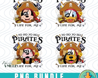 Paquete "Una vida pirata para mí", Yo Ho Pirates Disneyworld, Disneyworld Todos los personajes de Piratas del Caribe, Vida pirata (Descarga PNG)