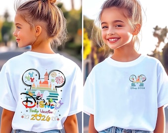 Disneyworld 2026 Family Trip Shirt, Family Disneytrip Matching Shirts, Disneyland T-shirt, Family Vacation Trip Shirt