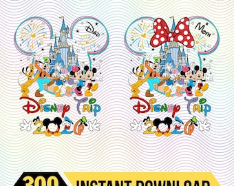 Personalized Disneyland Trip 2026 PNG, Mickey And Friends Magic Castle Png, Family Vacation 2026 png, Mickey And Co PNG