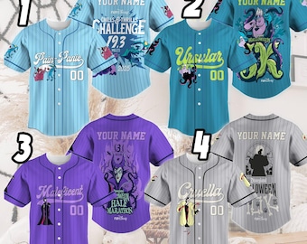 Camiseta de béisbol de los villanos del fin de semana de media maratón de RunDisney, camiseta del fin de semana de media maratón de Disneyland, atuendos de los villanos para corredores de RunDisney