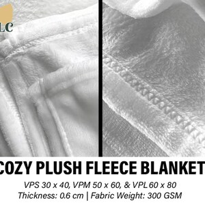 a close-up view of a cozy plush fleece blanket, with details of the blanket's texture and design.