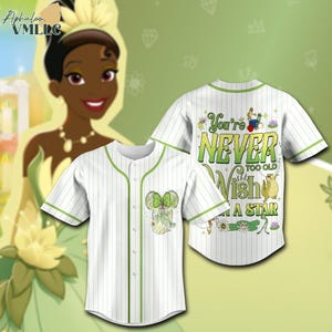 Tiana Princess Baseball Shirt, Princess Tiana Baseball Jersey, Princess and the Frog, Women Baseball Jersey Gift