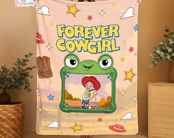Jessie Forever Cowgirl PixarCloud Blanket, Toy Story 5 Blanket, Woody Buzz Lightyear Jessie Blanket, Toy Story 5 Blanket for Boys, Girls