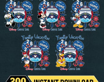 Custom Mickey and Friends Cruising Png Download, Disneyland Family Vacation Png, Cruise Trip Mickey, Disneytrip Cruising
