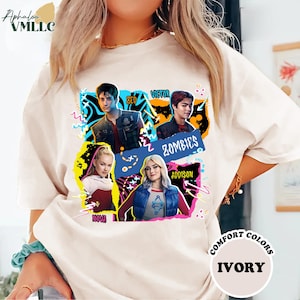 Vintage Zombies 4 Dawn Of The Vampires Shirt, Addison Eliza Nova Victor Willa Zed Tee, Zombies 4 Characters Shirt, Zombies 4 Shirt