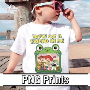 Toy Story Png, Gift For Music Fan, Retro Toy Friends Png, Nostalgic Toy Story 5 Inspired Png, Vintage Cartoon PNG Download image 2