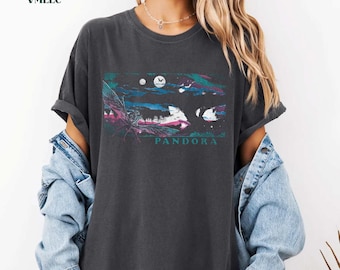 Retro Avatar Pandora Shirt, Avatar Pandora Shirt, Vintage Avatar Movie T-shirt, Avatar the Way of Water, Avatar Fire and Ash Shirt
