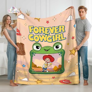 Jessie Forever Cowgirl PixarCloud Blanket, Toy Story 5 Blanket, Woody Buzz Lightyear Jessie Blanket, Toy Story 5 Blanket for Boys, Girls image 2