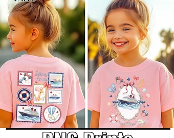 Descarga de Mickey y sus amigos en acuarela retro, diseño de Cruise Squad 2026, fantasía de tesoro, descarga instantánea.