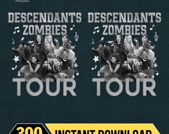 Descendants Zombies Worlds Collide Tour Png, Zombies 4 Dawn Of The Vampires Png, Descendants Team Png, Music Festival 2026 PNG Download
