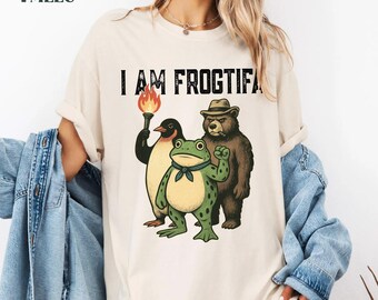 I am Frostifa, Portland Frog Protest Shirt, Anti ICE Sweatshirt, Fascism Hoodie, Antii Trump Shirt