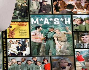 MASH Movie Blanket, M*A*S*H Classic American TV Series Blanket, Army Hospital, Vintage Movie Blanket, Gift for Fans