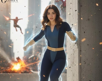 Kitty Pryde Inspired Costume | Shadowcat Superhero Bodysuit | X-Men Cosplay Outfit | Women Marvel Style Costume