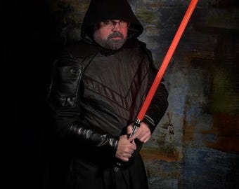 Baylan Skoll Cosplay Costume: Faux Leather Armor, Cotton Jedi Outfit