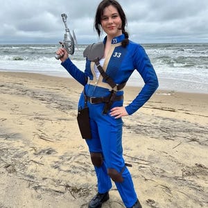 Fallout Vault Dweller | Women’s Post-Apocalyptic Jumpsuit with Belt