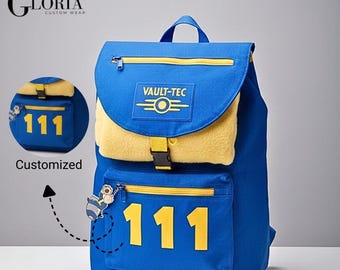 Fallout Vault Backpack | Vault-Tec 111 Inspired Gaming Cosplay Bag