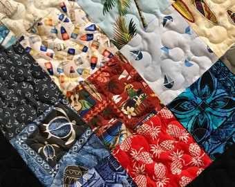 Quilt KING Men’s Hawaiian Shirt Quilt King Size Made to Order