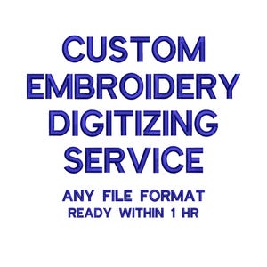 Custom Embroidery Digitizing Service: Logo & Image to Machine File