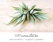 Artificial succulents, aloe, floral supplies, DIY succulent, faux succulent, grey succulent