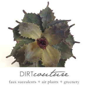 Gray agave, artificial succulent, succulent plant, faux agave, artificial plant