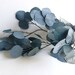 Blue eucalyptus, faux, eucalyptus spray, eucalyptus leaves, Silver dollar eucalyptus, faux eucalyptus, artificial eucalyptus, blue gum