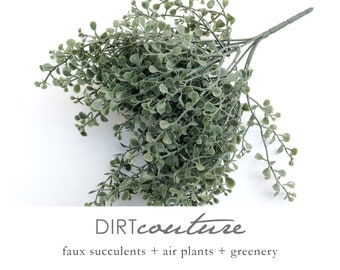 Mini eucalyptus bouquet, faux eucalyptus spray, small Silver Dollar eucalyptus, greenery