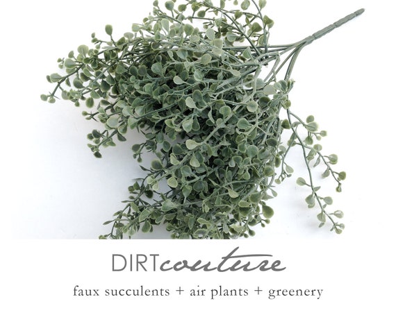 Mini Eucalyptus Bouquet Faux Eucalyptus Spray Small Silver Etsy