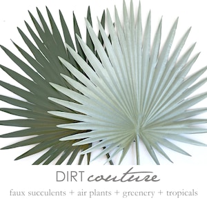 Palm, Fan palm leaf, dried look, faux, palm leaves, palm decor, tropical decor, Palmetto, palm floral