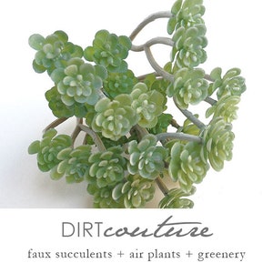 Artificial succulents, Hens and chicks, Korean succulent, faux succulents, sedum spray