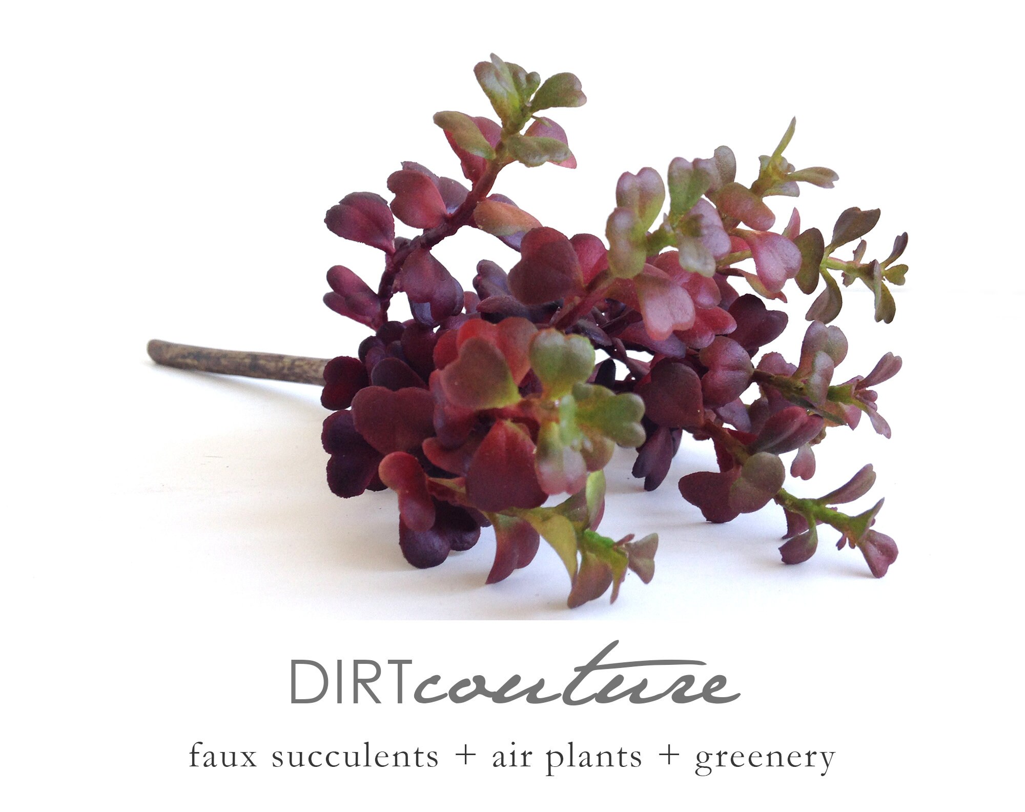 Artificial succulents, sedum, burgundy, faux succulent, stonecrop, fa…