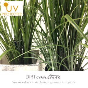 UV Protected faux grass, Miscanthus, Zebra grass, tall grass, indoor outdoor