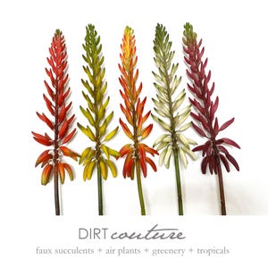 Faux Agave flower, indoor plant, yucca, artificial agave, succulent centerpiece