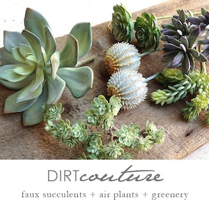 Large succulent collection, artificial, succulent plants, succulent arrangement, cactus arrangement