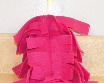 Fleece Reusable Duster Refill compatible with Swiffer Duster- PINK- (Inv #27007)