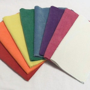 RAINBOW Color Combo Microfiber Reusable Pads Refill compatible with Sweeper Set of 8 Inv 14018 image 5