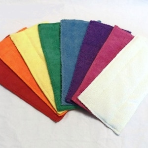 RAINBOW Color Combo Microfiber Reusable Pad Refill compatible with WetJet Set of 8 Inv 13018 image 1