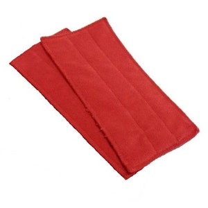 Red Microfiber Reusable Pads Refill compatible with WetJet Set of 2 Inv 13001 image 1