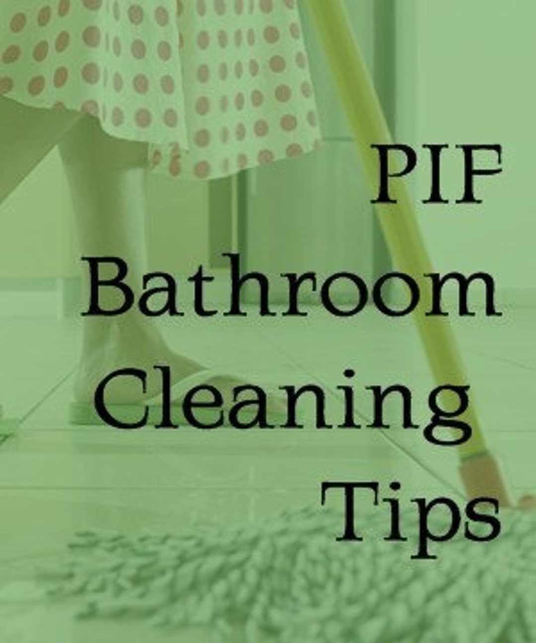 Bathroom Cleaning Tips PIF Pay It Forward Etsy