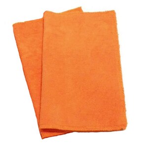 Orange Microfiber Reusable Pad Refill compatible with Sweeper Set of 2 Inv 14002 image 1