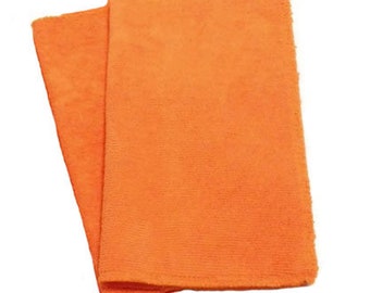 Orange- Microfiber Reusable Pad Refill compatible with Sweeper- Set of 2 (Inv #14002)