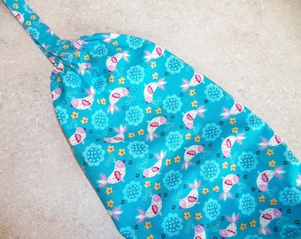 Birds on Blue- Grocery Bag Dispenser- Plastic Bag Holder (Inv #7001)