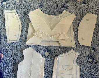 Custom Plush Doll Clothes – Handmade Outfit Based on Your Design!