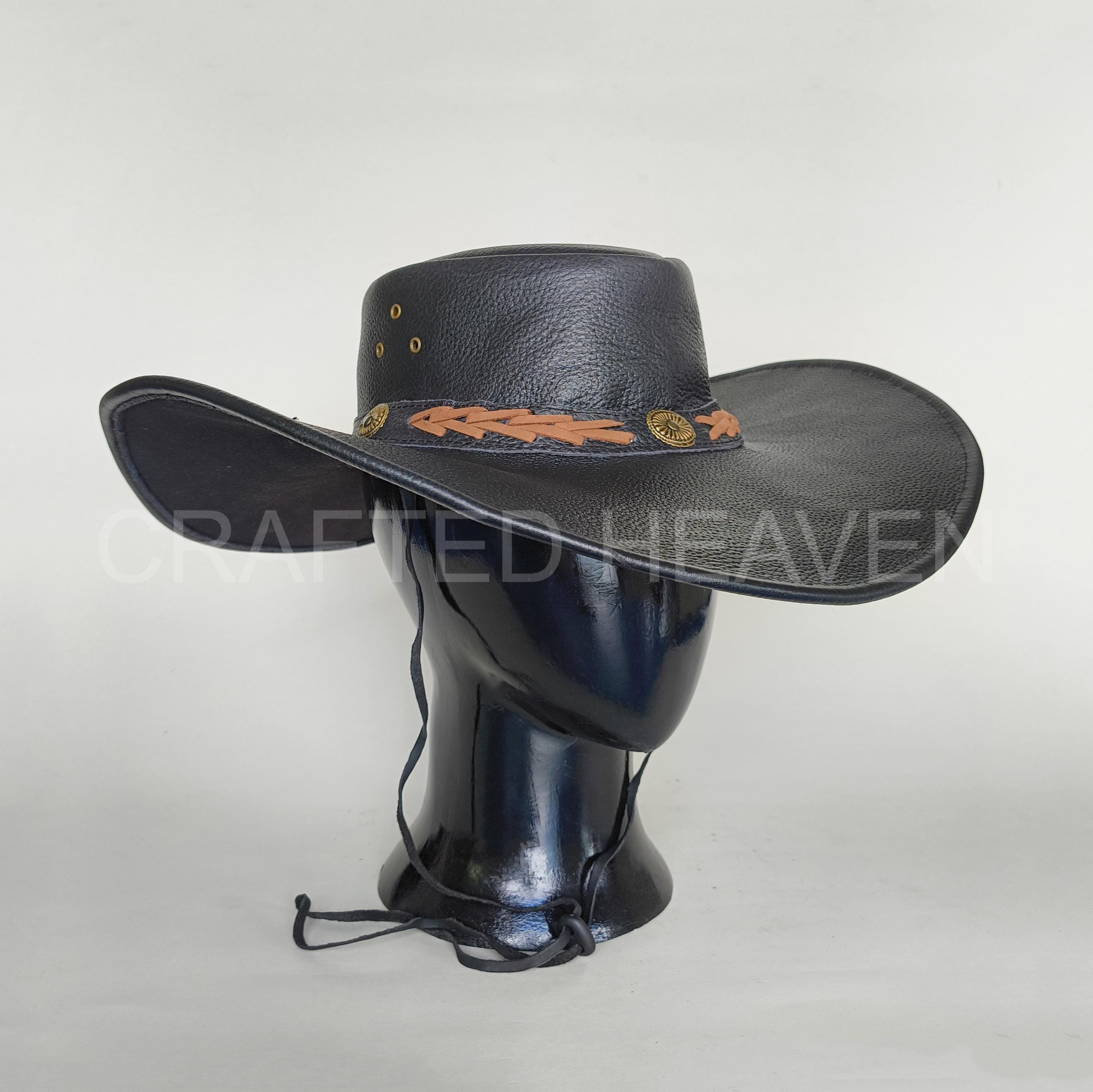 Handmade Leather Cowboy Hat, 5