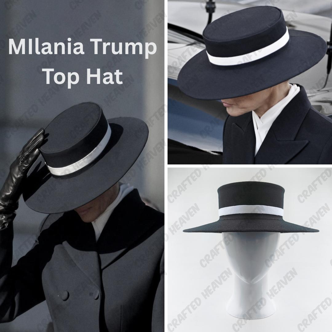 Womens Wide Brim Elegant Top Hat Classic Formal Fashion Hat