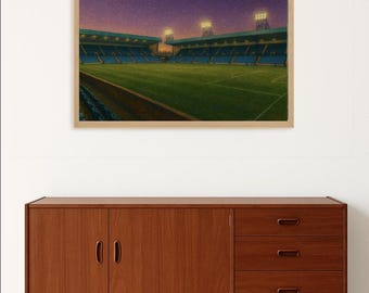 Rugby Park A1 Art Print : Kilmarnock Football Club FC Ground Poster